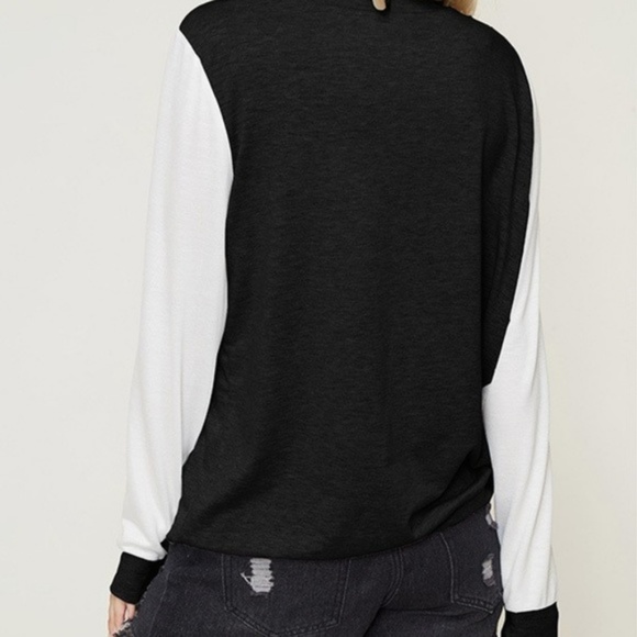 Weekend Vibes Printed Raglan Top - Picture 6 of 6